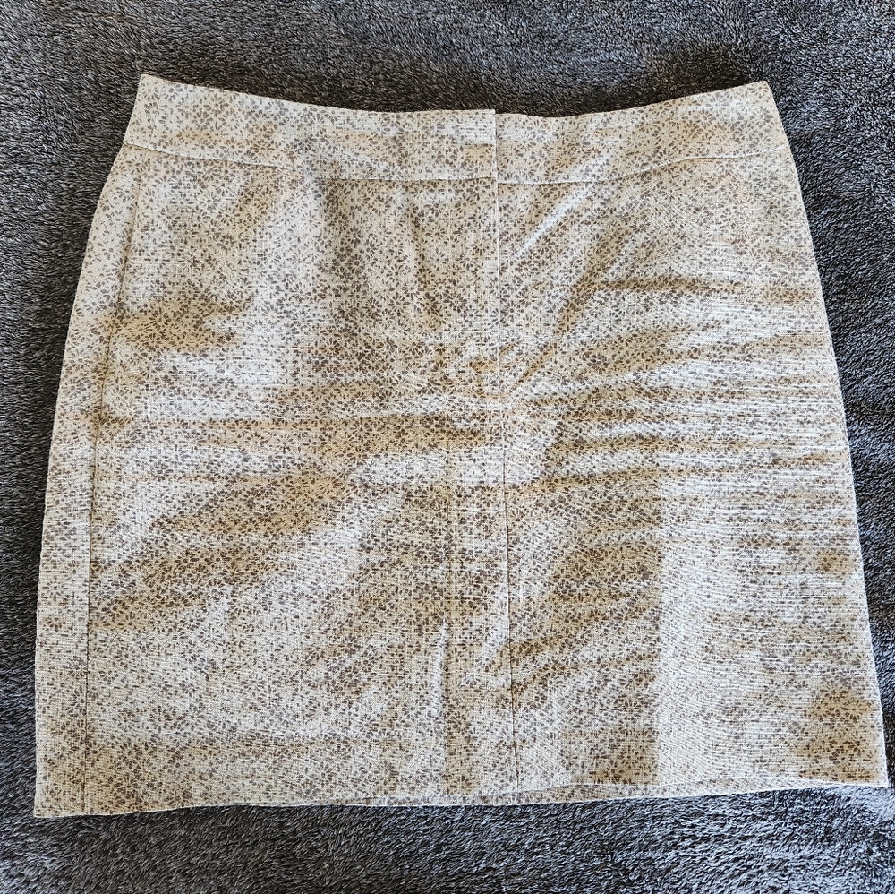 Cream Knee-length Skirt LOFT 14
